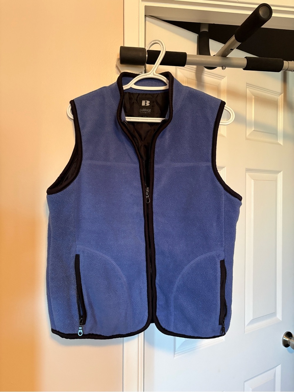 L.L. Bean Blue Fleece Vest - Women's Sleeveless Zip Front